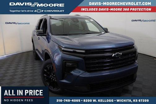 Lakeshore Blue Metallic 2026 Chevrolet Traverse LT