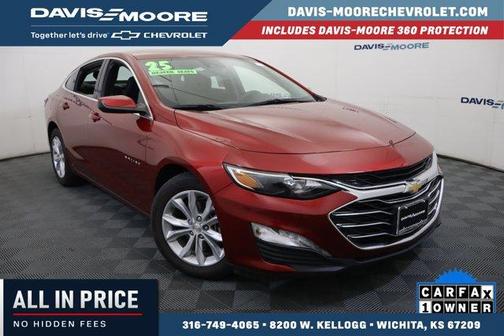 Radiant Red 2025 Chevrolet Malibu LT