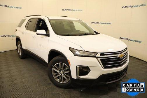 Summit White 2023 Chevrolet Traverse LT Leather