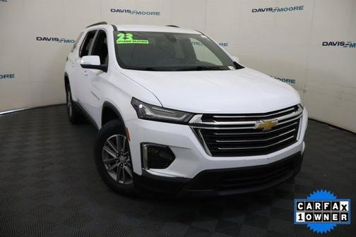 Summit White 2023 Chevrolet Traverse LT Leather