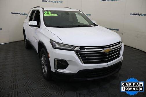 Summit White 2023 Chevrolet Traverse LT Leather