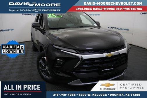 Black 2025 Chevrolet Blazer LT