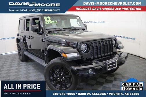 Black Clearcoat 2022 Jeep Wrangler Unlimited Sahara