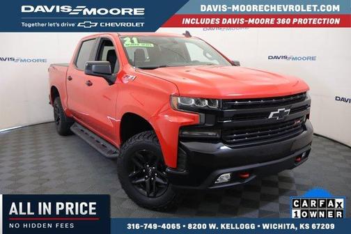 Red 2021 Chevrolet Silverado 1500 LT Trail Boss