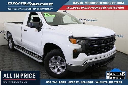 Summit White 2025 Chevrolet Silverado 1500 WT