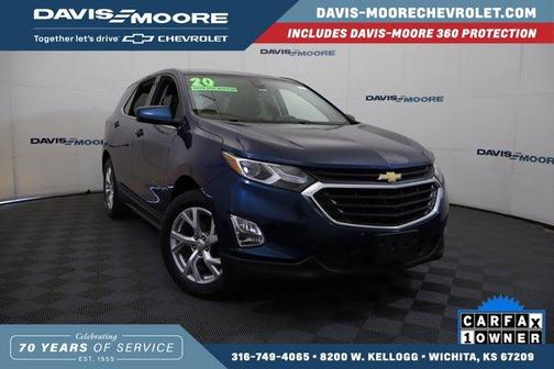 Pacific Blue Metallic 2020 Chevrolet Equinox 1LT