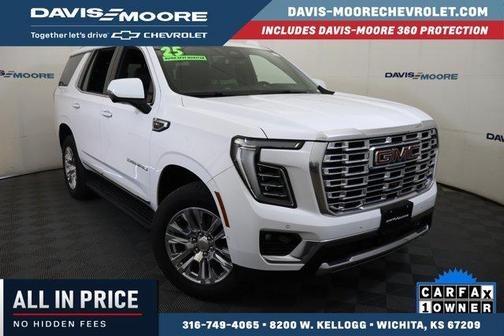 Summit White 2025 GMC Yukon Denali