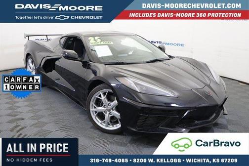 Black 2023 Chevrolet Corvette Stingray w/1LT