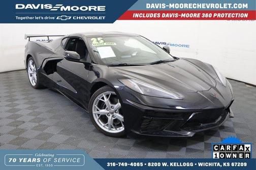 Black 2023 Chevrolet Corvette Stingray w/1LT