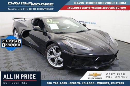 Black 2023 Chevrolet Corvette Stingray w/1LT