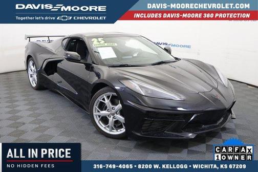 Black 2023 Chevrolet Corvette Stingray w/1LT