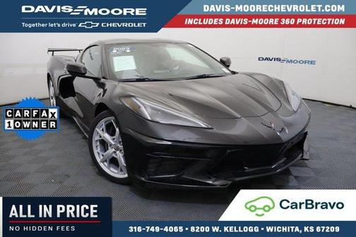 Black 2023 Chevrolet Corvette Stingray w/1LT