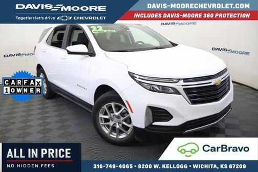 Summit White 2022 Chevrolet Equinox 1LT