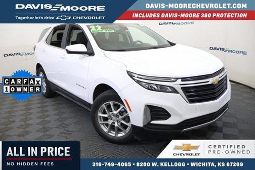 Summit White 2022 Chevrolet Equinox 1LT