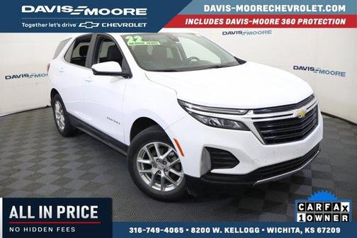Summit White 2022 Chevrolet Equinox 1LT