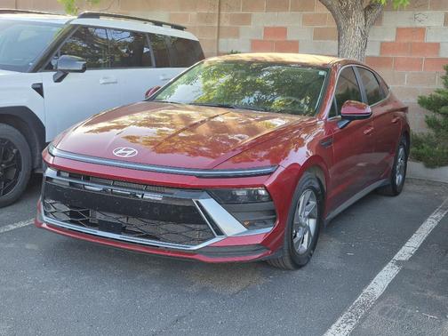 Red 2025 Hyundai SONATA SE