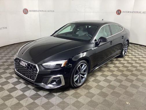 Mythos Black Metallic 2024 Audi A5 Sportback 45 S Line Premium Plus