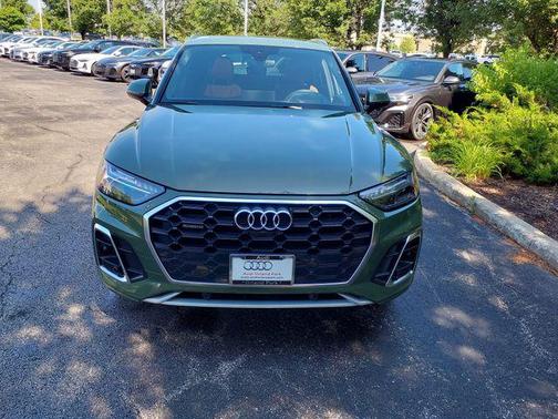 District Green Metallic 2024 Audi Q5 45 S line Prestige