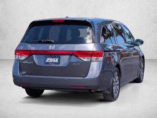 Modern Steel Metallic 2015 Honda Odyssey Touring Elite