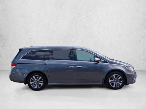 Modern Steel Metallic 2015 Honda Odyssey Touring Elite