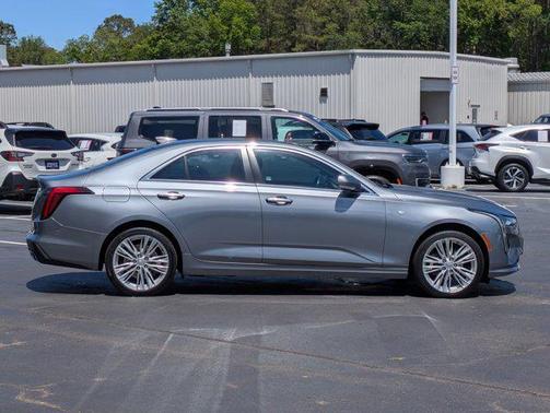 Satin Steel Metallic 2021 Cadillac CT4 Premium Luxury