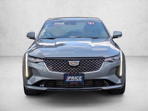 Satin Steel Metallic 2021 Cadillac CT4 Premium Luxury