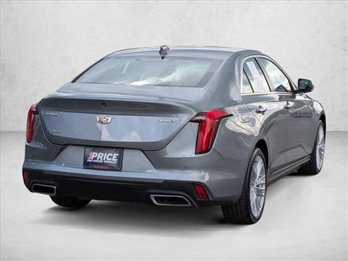 Satin Steel Metallic 2021 Cadillac CT4 Premium Luxury