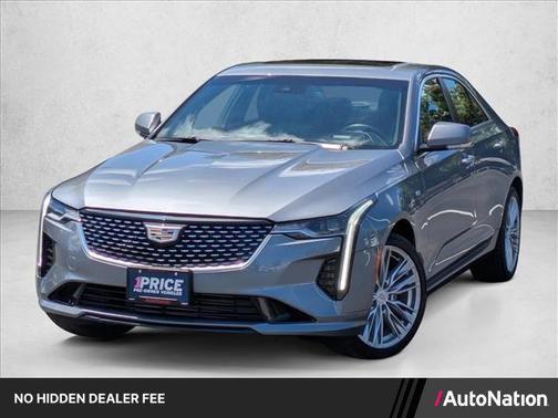 Satin Steel Metallic 2021 Cadillac CT4 Premium Luxury