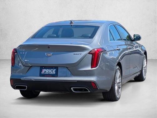 Satin Steel Metallic 2021 Cadillac CT4 Premium Luxury
