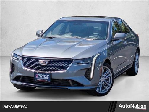 Satin Steel Metallic 2021 Cadillac CT4 Premium Luxury