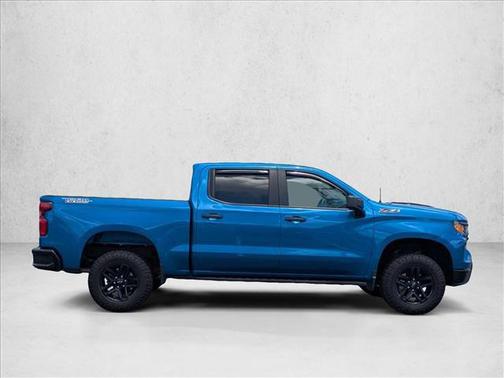 Glacier Blue Metallic 2022 Chevrolet Silverado 1500 Custom Trail Boss
