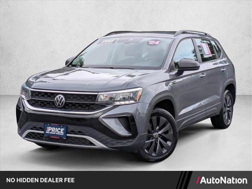 Platinum Gray Metallic 2024 Volkswagen Taos 1.5T S