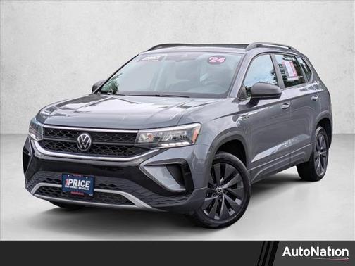 Platinum Gray Metallic 2024 Volkswagen Taos 1.5T S