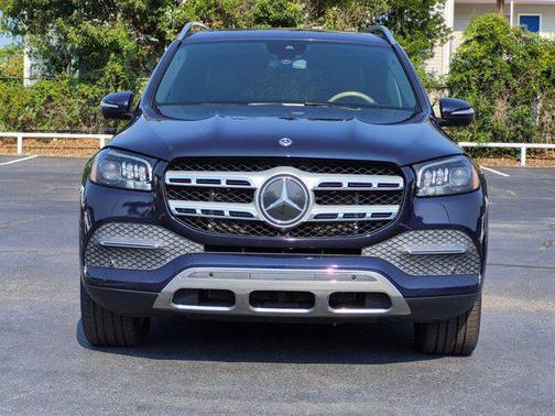 Blue 2022 Mercedes-Benz GLS 450 4MATIC