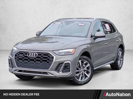 White 2024 Audi Q5 45 S line Premium Plus