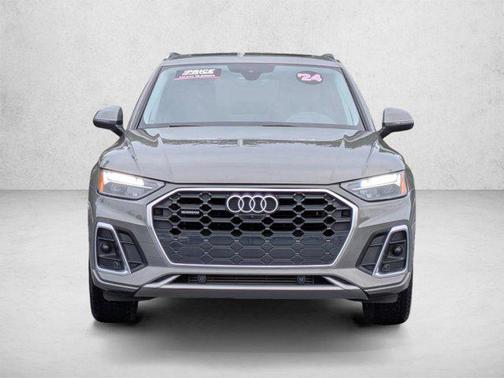 White 2024 Audi Q5 45 S line Premium Plus