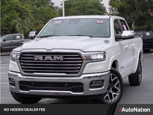 Bright White Clearcoat 2025 RAM 1500 Laramie