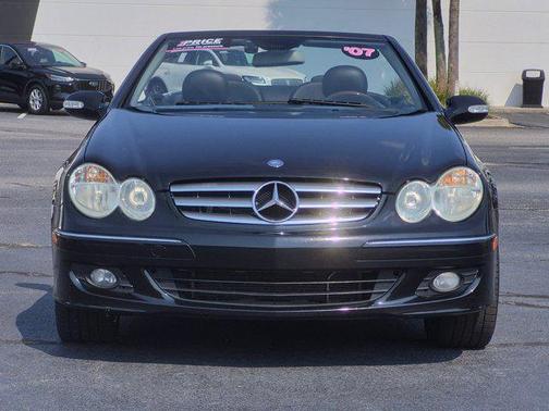 Obsidian Black Metallic 2007 Mercedes-Benz CLK-Class 350 Cabriolet