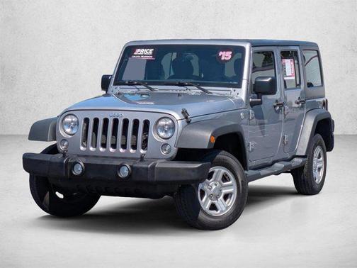 Billet Silver Metallic Clearcoat 2015 Jeep Wrangler Unlimited Sport