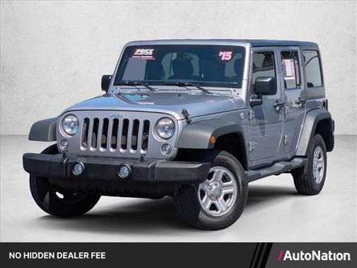 Billet Silver Metallic Clearcoat 2015 Jeep Wrangler Unlimited Sport