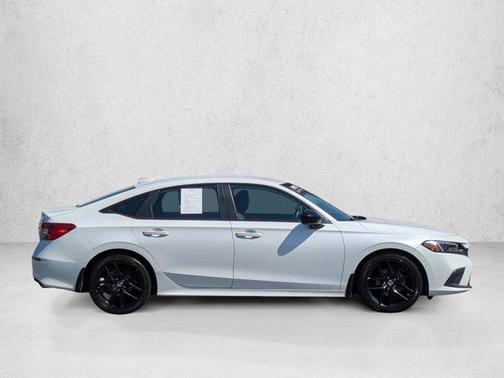 Platinum White Pearl 2022 Honda Civic Sport