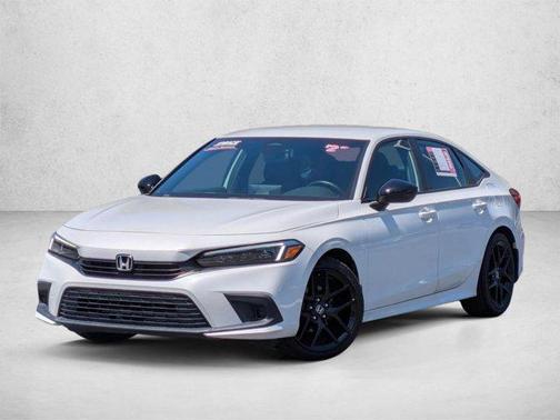 Platinum White Pearl 2022 Honda Civic Sport