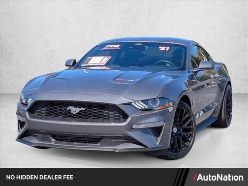 Carbonized Gray Metallic 2021 Ford Mustang EcoBoost