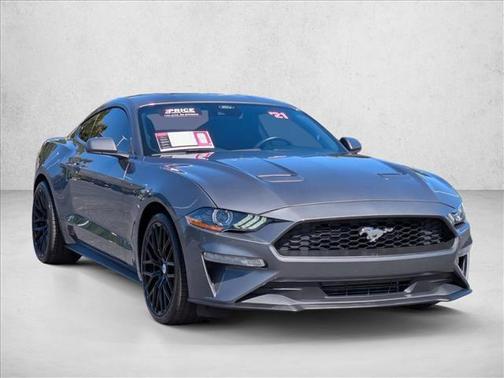 Carbonized Gray Metallic 2021 Ford Mustang EcoBoost