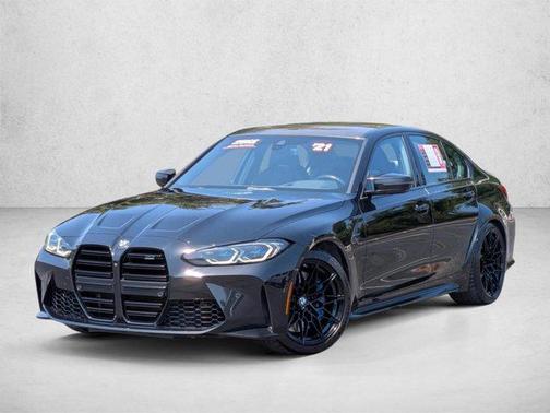 Black Sapphire Metallic 2021 BMW M3 Competition