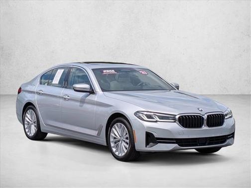 Glacier Silver Metallic 2021 BMW 540 540i