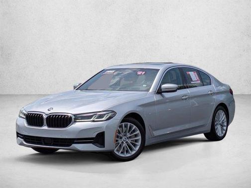 Glacier Silver Metallic 2021 BMW 540 540i