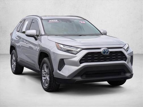 Silver Sky Metallic 2022 Toyota RAV4 Hybrid XLE