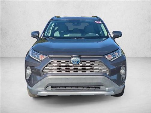 Silver/Gray 2019 Toyota RAV4 Hybrid Limited