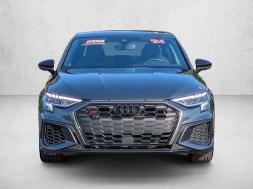 Daytona Gray Pearl Effect 2024 Audi S3 Premium Plus TFSI quattro S tronic